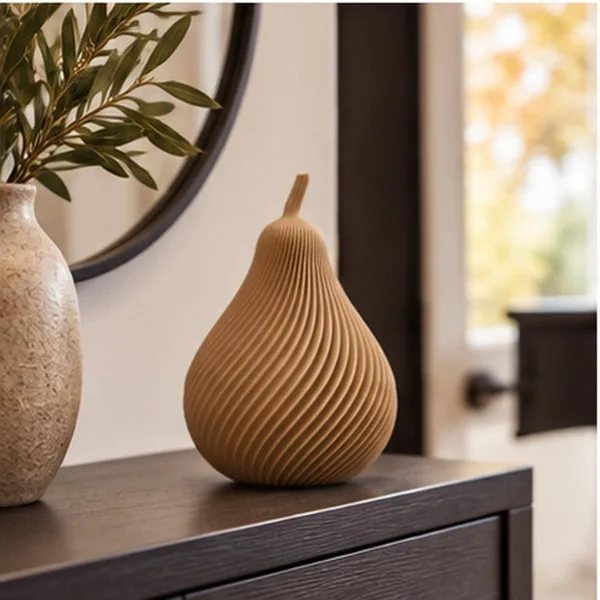 3D Printed Autumn Pear Decoration, photo 4