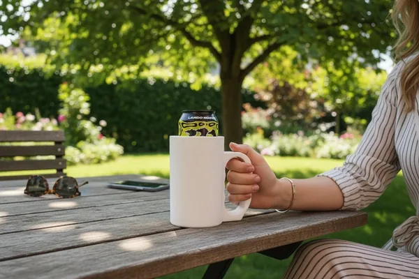 Insulated 16 oz Can Cooler with Handle, photo 4