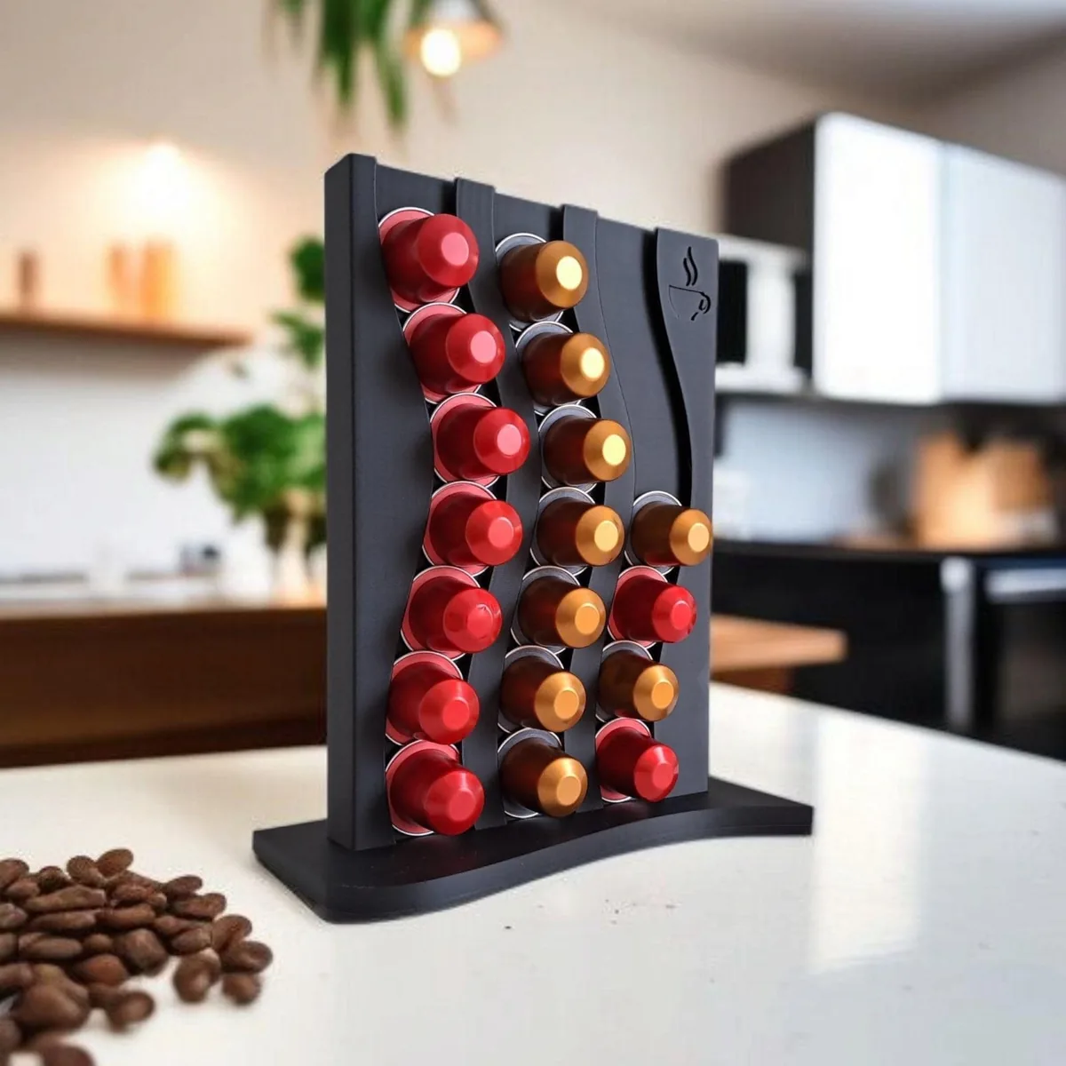 Modern Nespresso Capsule Holder - handmade by HappyLayer