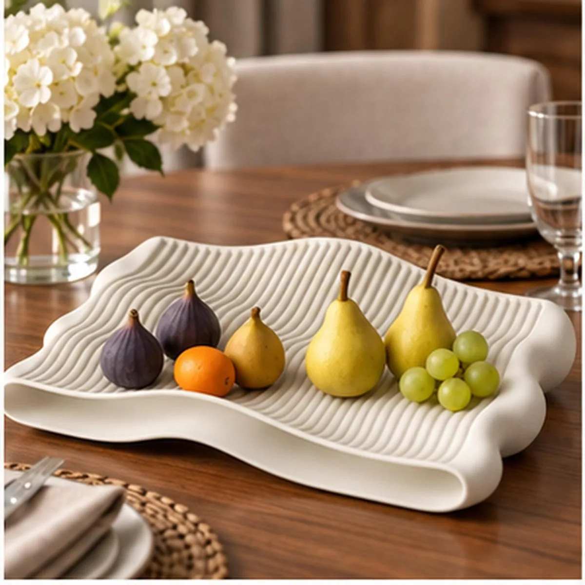 Sculptural Wavy Tray - handmade by HappyLayer