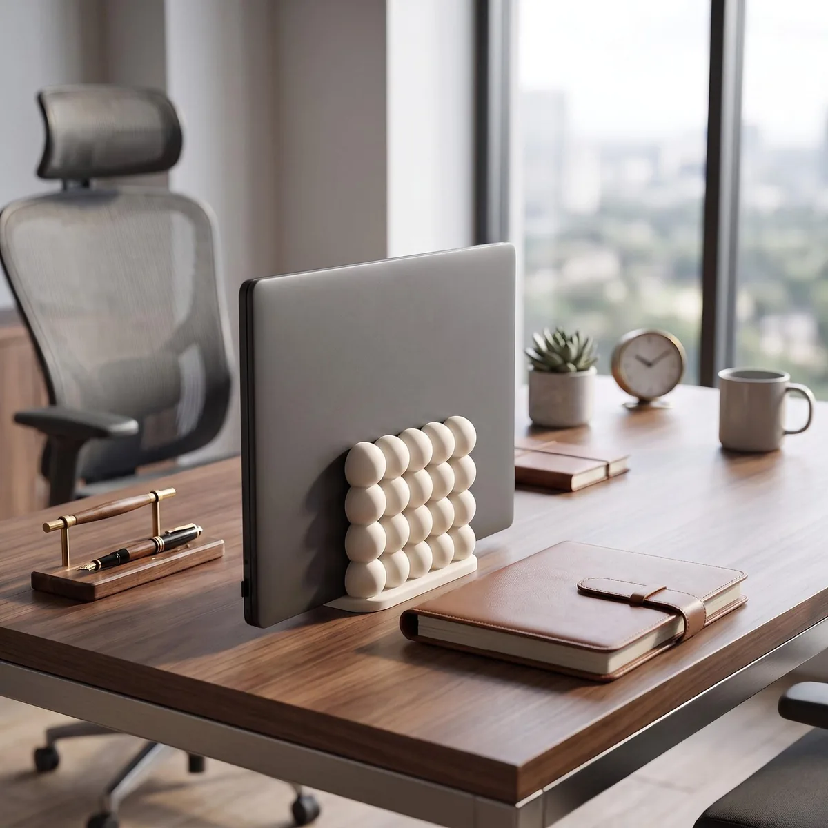 Bubble Bob Vertical Laptop Stand - handmade by HappyLayer