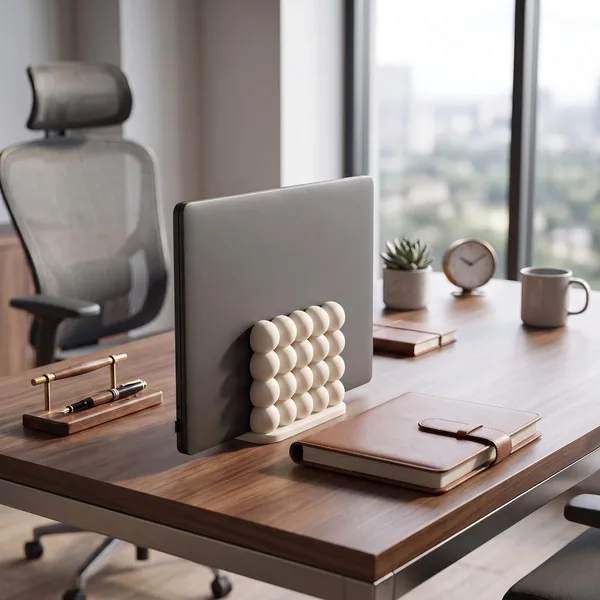 Bubble Bob Vertical Laptop Stand by HappyLayer