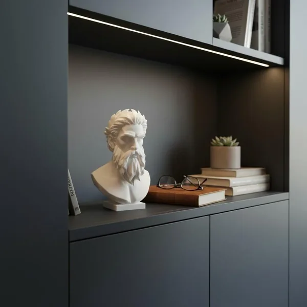 Modern Zeus Bust Statue by HappyLayer