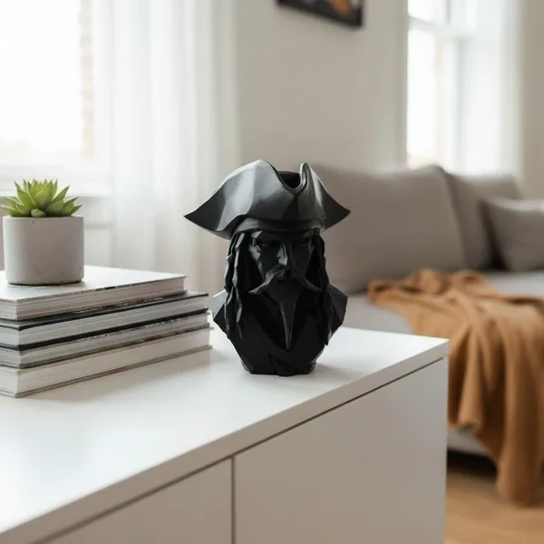 Low Poly Pirate Bust, photo 5