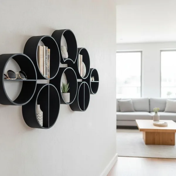 Round Floating Wall Shelf, photo 5