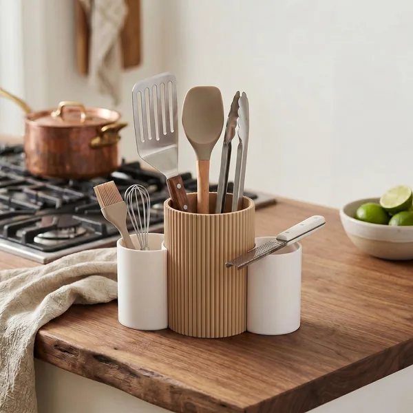 3-Cup Kitchen Utensil Caddy, photo 4